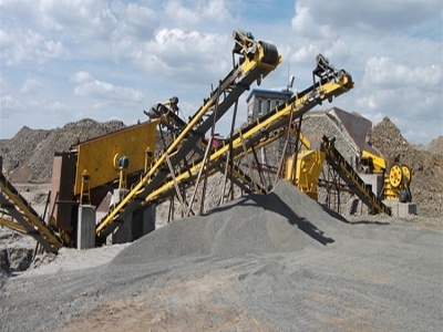 quarrying gypsum mobile plant